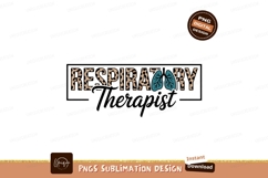 Respiratory lungs pattern teal beige Product Image 1