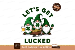 St Patricks Day Gnomes Sublimation Png Product Image 1