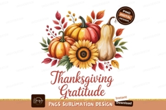 Autumn harvest pumpkins sunflower leaves image Product Image 1