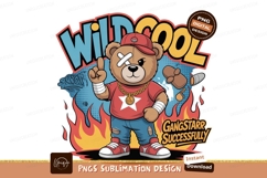 Teddy bear with bandages and gold chain image Product Image 1