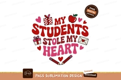 Students stole my heart valentine love teacher Product Image 1