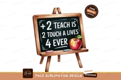 Chalkboard apple quote education teaching Product Image 1