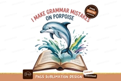 Dolphin leaping from open book water splash Product Image 1