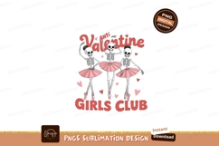 Anti Valentine Skeleton Ballerinas Girls Club Product Image 1
