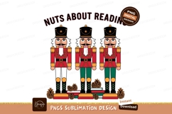 Nutcrackers Reading Theme Sublimation Png Product Image 1