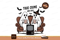 Ghosts True Crime Halloween Chill Illustration Product Image 1