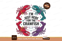 Colorful Crawfish Illustration With Funny Quote Product Image 1
