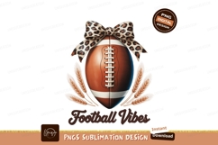 Football bow wheat text brown Product Image 1