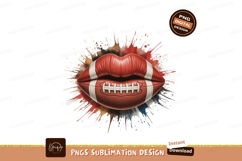 Lips football splash white Product Image 1