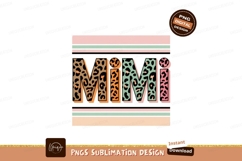Mimi leopard print letters orange Product Image 1