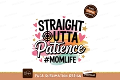 Outta Patience Momlife hearts stars Product Image 1