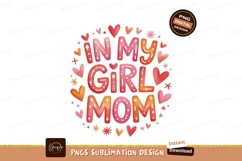 In my girl mom hearts pink Product Image 1