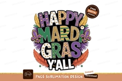 Happy Mardi Gras Yall Celebration image Product Image 1