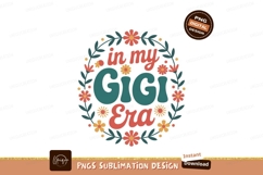 Floral wreath text sublimation graphic Product Image 1