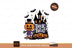 Halloween pumpkin character trick or treat image Product Image 1