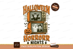 Vintage horror television broadcast halloween vampire Product Image 1