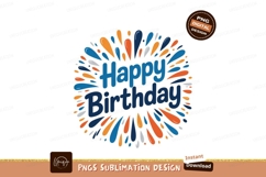 Festive birthday celebration happy greeting Product Image 1