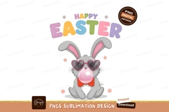 Cool Easter Bunny Blowing Bubble Gum Product Image 1