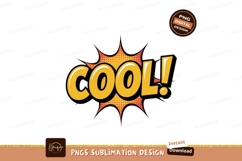 Yellow Cool Comic Burst orange Product Image 1