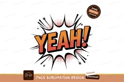 Orange yellow yeah exclamation pink Product Image 1