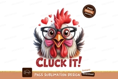 Rooster wearing glasses and bow tie chicken Product Image 1