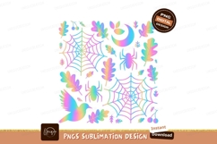 Rainbow bird spiders moon leaves webs leaf Product Image 1