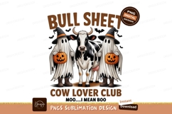 Cow ghosts pumpkins witches halloween Product Image 1
