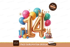 Golden Crown Balloons Gifts Cake birthday celebration Product Image 1