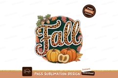 Leopard print fall pumpkins acorns autumn Product Image 1