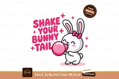 Bubble Gum Bunny With Bunny Tail Product Image 1