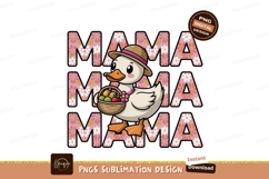 Mama Duck With Basket Of Fruit Product Image 1