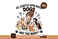 Girl surrounded by puppies puppy canine Product Image 1