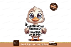 Cute duck with funny quote cartoon animal Product Image 1