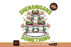 Frogs Shenanigans Something green orange Product Image 1
