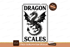 Golden Dragon Scales Emblem mythical creature Product Image 1