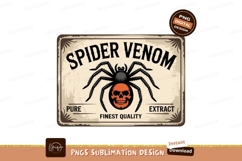Spider skull arachnid emblem venom extract Product Image 1