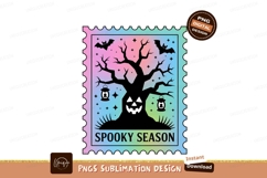 Halloween tree jackolantern bats spooky Product Image 1