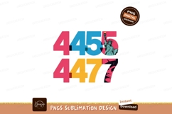 Pink blue yellow numbers statue jesus image Product Image 1