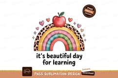 Red apple rainbow hearts stars leopard Product Image 1