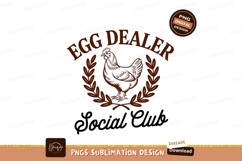 Egg Dealer Social Club Rooster Illustration Product Image 1
