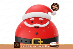 Festive santa character red white christmas Product Image 1