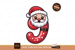 Santa Claus number nine christmas Product Image 1