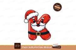 Jolly Santa Claus letter K christmas Product Image 1