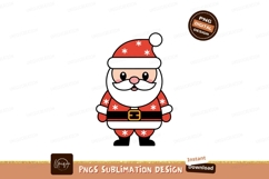 Red black santa claus character image Product Image 1