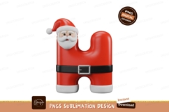 Santa Claus letter H christmas Product Image 1