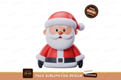 Cheerful Santa Claus character Christmas holiday Product Image 1
