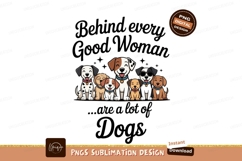 Happy dogs with text cartoon black Product Image 1