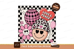 Smiley disco heart balloon flower image Product Image 1