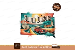 Vintage car road trip through South Dakota image Product Image 1