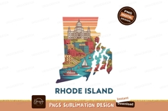 Coastal Cityscape Buildings Boats Water Sunset Rhode Product Image 1